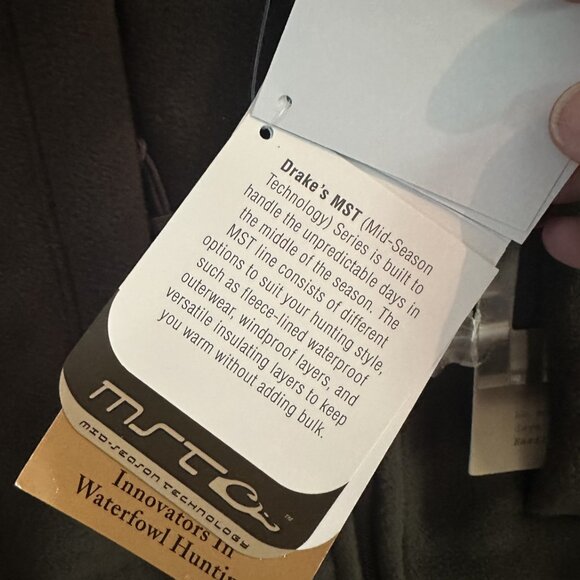 Drake Waterfowl Systems MST Windproof Layering Vests for Men NWT Size S - Picture 8 of 11